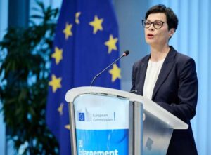 Марта Кос виступає на брифінгу ЄС щодо розширення для України