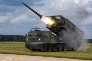 Німецька система ППО запускає ракету для посилення захисту України