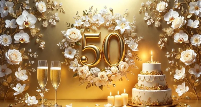 Вітання з ювілеєм 50: щирі слова та ідеї свята