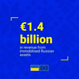 Урсула фон дер Ляєн під час заяви про підтримку України